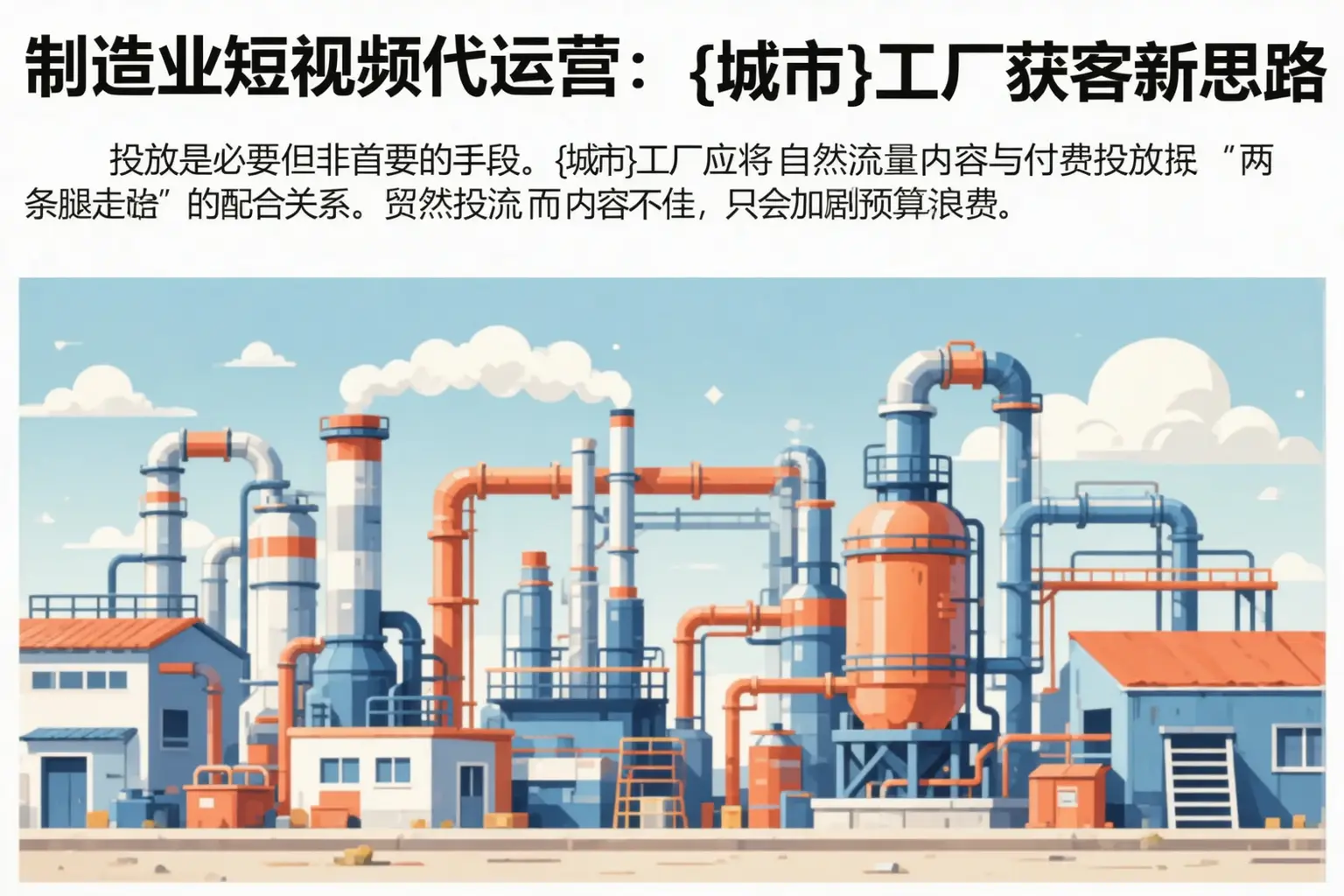 制造业短视频代运营：西安工厂获客新思路
